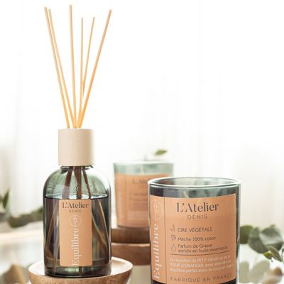 Decorative objects - L'Atelier Denis - BALANCE: 100% vegetable wax scented candle 300g - 50H - L'ATELIER DENIS