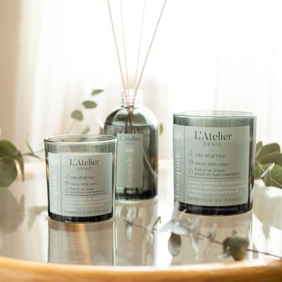 Decorative objects - L'Atelier Denis - ESCAPADE: 100% vegetable wax scented candle 300g - 50H - L'ATELIER DENIS