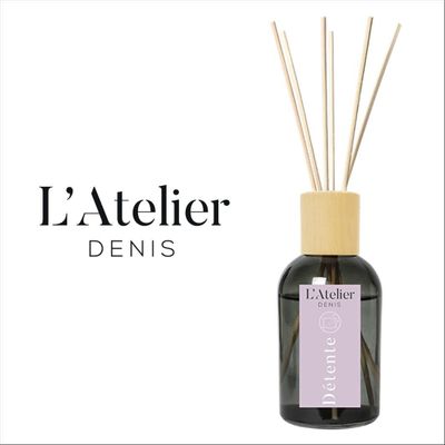 Objets de décoration - L'Atelier Denis - DETENTE : Diffuseur Parfum 200ml – Fabriqué en France - L'ATELIER DENIS