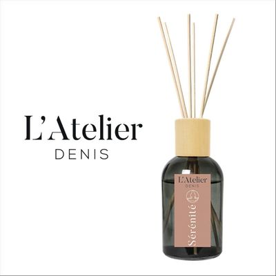 Objets de décoration - L'Atelier Denis - SERENITE : Diffuseur Parfum 200ml – Fabriqué en France - L'ATELIER DENIS