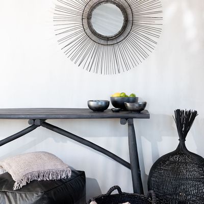 Boîtes de rangement  - Les Paniers Quatre Mains - Noir - Lot de 3 - BAZAR BIZAR LIVING