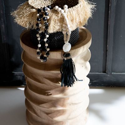 Boîtes de rangement  - Les Paniers Aloha - Noir Naturel - Lot de 3 - BAZAR BIZAR LIVING