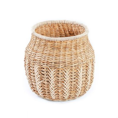 Caskets and boxes - The Luziru Basket - Natural - L - BAZAR BIZAR LIVING