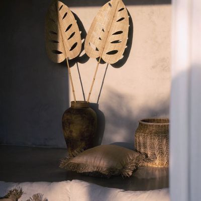 Caskets and boxes - The Luziru Basket - Natural - M - BAZAR BIZAR LIVING