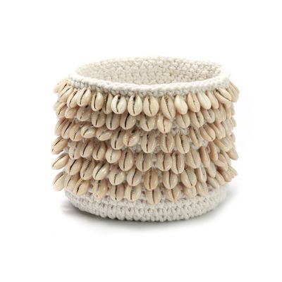 Vases - Le Porte-Plante Cowrie Macramé - Naturel - M - BAZAR BIZAR LIVING