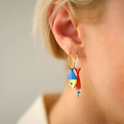Gifts - Sardine and Fish Small Earrings - BORD DE L'EAU