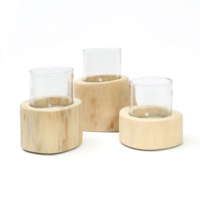 Candlesticks and candle holders - The Candle Trio - Set of 3 - BAZAR BIZAR LIVING