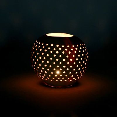 Candlesticks and candle holders - The Coconut Spot - Natural - BAZAR BIZAR LIVING