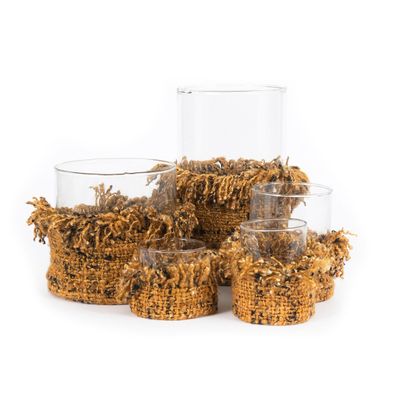 Candlesticks and candle holders - The Oh My Gee Candle Holder - CinnamonB - L - SET/4 - BAZAR BIZAR LIVING