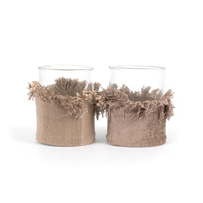 Candlesticks and candle holders - The Oh My Gee Candle Holder - Concrete - L - SET/2 - BAZAR BIZAR LIVING