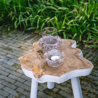 Bougeoirs et photophores  - Le Bougeoir Oh My Gee - Velours Concret - M - Lot de 4 - BAZAR BIZAR LIVING