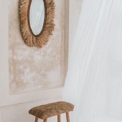 Bancs - Le Banc Raffia - BAZAR BIZAR LIVING