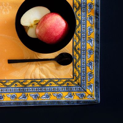 Linge de table textile - Set de table - Jacquard Delft Avignon - TISSUS TOSELLI