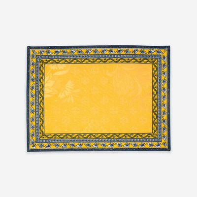 Table linen - Placemat - Jacquard Delft Avignon - TISSUS TOSELLI