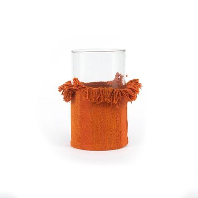 Candlesticks and candle holders - The Oh My Gee Candle Holder - Rust Velvet - XXL - BAZAR BIZAR - COASTAL LIVING