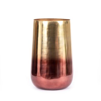 Vases - The Two Tone Brass Planter - Brass - XL - BAZAR BIZAR LIVING