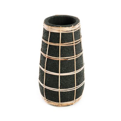 Vases - The Cutie Vase - Black Natural - M - BAZAR BIZAR - COASTAL LIVING