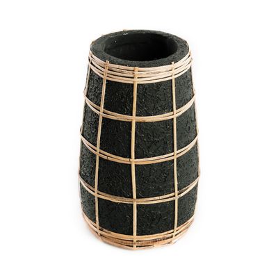 Vases - The Cutie Vase - Black Natural - S - BAZAR BIZAR LIVING