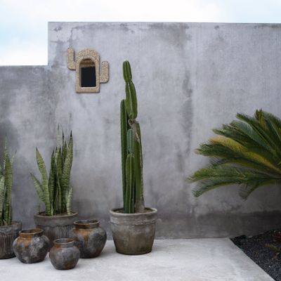 Vases - The Funky Vase - Antique Grey - L - BAZAR BIZAR LIVING