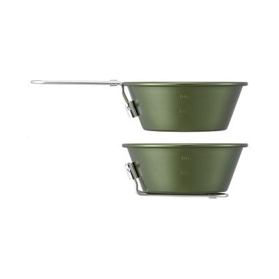 Barbecues - Camping mug, folding handle, aluminium 300 ml/SKATER - ABINGPLUS