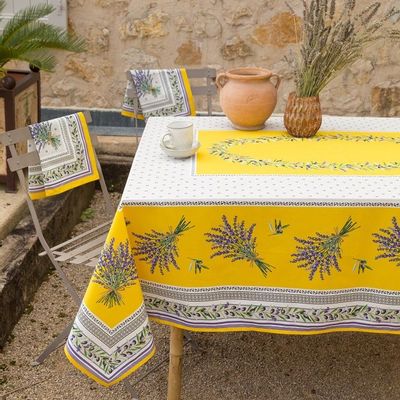 Linge de table textile - Nappe Imprimée - Lauris - TISSUS TOSELLI