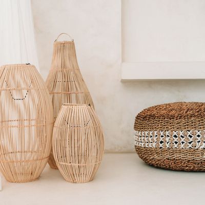 Ottomans - The Macrame Pouffe - BAZAR BIZAR LIVING