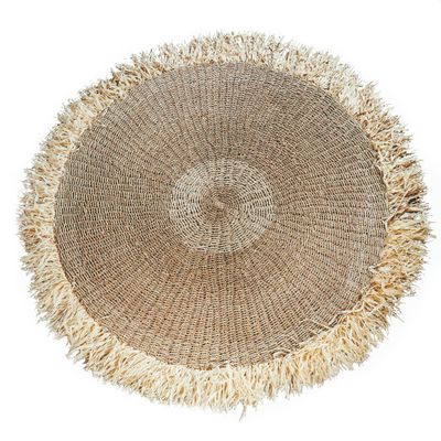 Rugs - The Fringed Carpet - Natural - 150 - BAZAR BIZAR LIVING