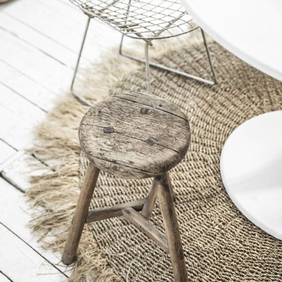 Rugs - The Fringed Carpet - Natural - 150 - BAZAR BIZAR LIVING
