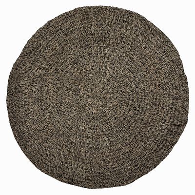 Rugs - The Seagrass Carpet - Natural Black - 200 - BAZAR BIZAR LIVING