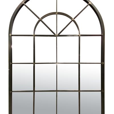 Miroirs - MIROIR MÉTAL DEMEURE PATINÉ 93X135CM - EMDE