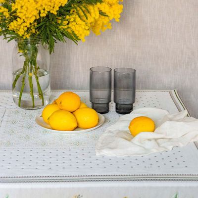 Table cloths - Jacquard tablecloth - Menton - TISSUS TOSELLI