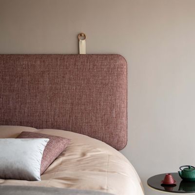 Lits - Canvas headboard - Acajou - 180 cm - MAISON BERTALY