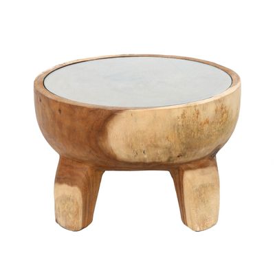 Other tables - The Timber Side Table - 55 - BAZAR BIZAR - COASTAL LIVING