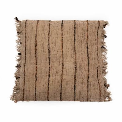 Cushions - The Oh My Gee Cushion Cover - Beige Black - 60x60 - BAZAR BIZAR LIVING