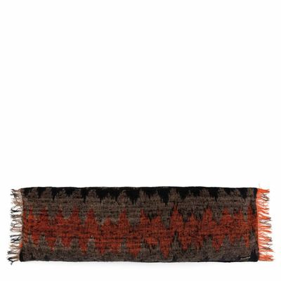 Coussins - La Housse de Coussin Oh My Gee - Noir Orange - 35x100 - BAZAR BIZAR LIVING