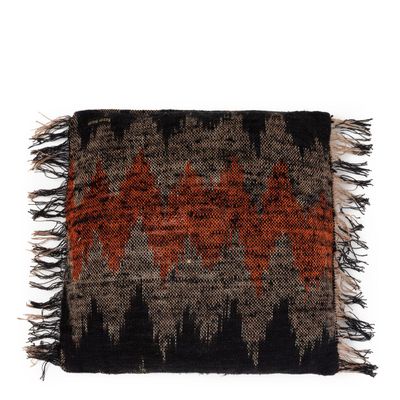 Coussins - La Housse de Coussin Oh My Gee - Noir Orange - 40x40 - BAZAR BIZAR LIVING