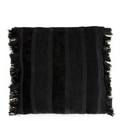 Coussins - La Housse de Coussin Oh My Gee - Velours Noir - 60x60 - BAZAR BIZAR LIVING