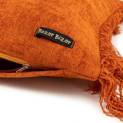 Coussins - La Housse De Coussin Oh My Gee - Velours Rouille - 40x40 - BAZAR BIZAR LIVING