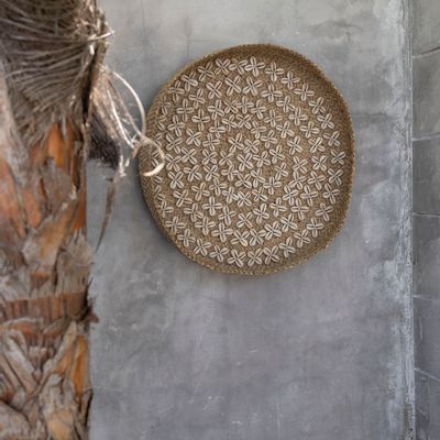 Platter and bowls - The Costa Shell Plate - Natural White - M - BAZAR BIZAR LIVING