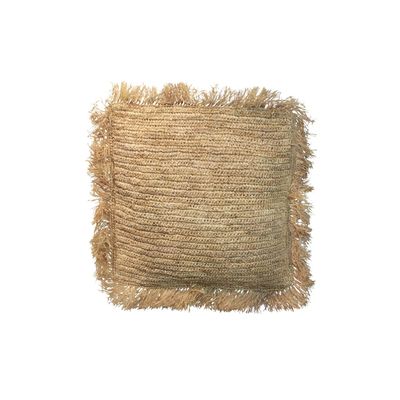 Coussins - La Housse De Coussin Raffia Carré - Naturel - 40x40 - BAZAR BIZAR LIVING