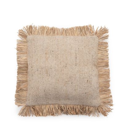 Cushions - The Saint Tropez Cushion Cover - Natural - 40x40 - BAZAR BIZAR LIVING