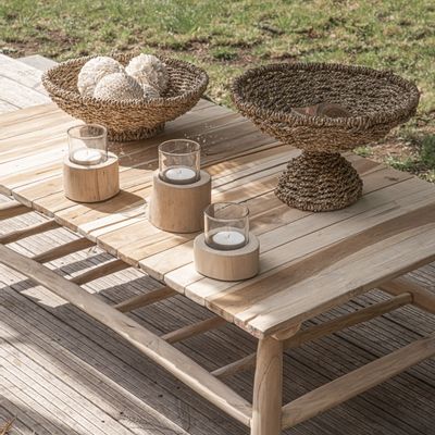 Objets de décoration - La Boule Flower Shell - Blanc - M - BAZAR BIZAR LIVING