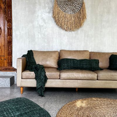 Throw blankets - The s'il vous Plaid - Forest Green - BAZAR BIZAR LIVING