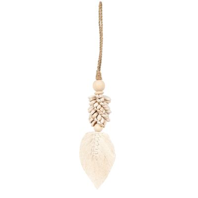 Decorative objects - The Leaf & Shell Tassel - Natural - BAZAR BIZAR LIVING