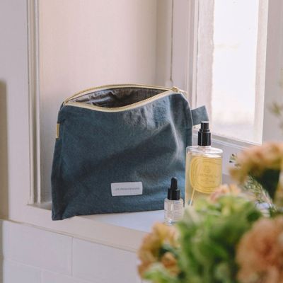 Other bath linens - Toiletry bag made of thick organic cotton canvas - LES PENSIONNAIRES