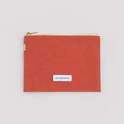 Clutches - Small organic cotton canvas pouch - LES PENSIONNAIRES