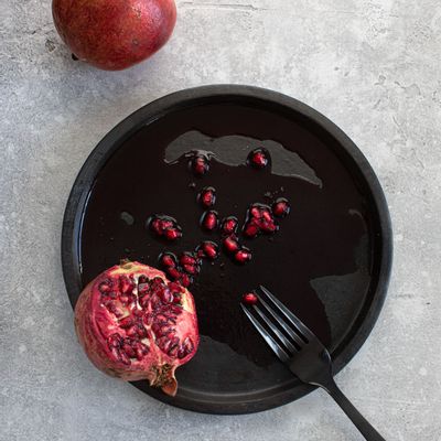 Plats et saladiers - L'Assiette En Terre Cuite Brûlée - Noir - S - BAZAR BIZAR LIVING