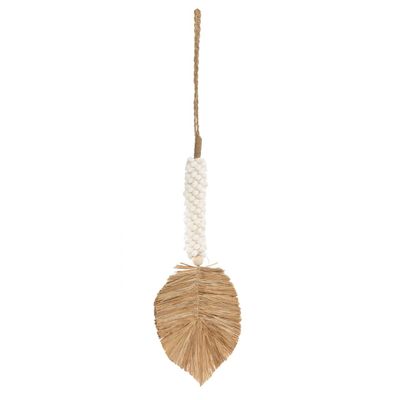 Objets de décoration - Le Pompon en Raphia & Shell - Blanc Naturelle - BAZAR BIZAR LIVING