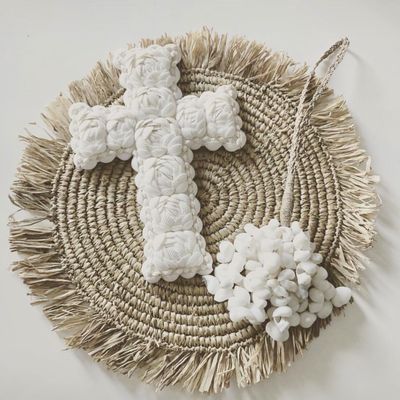 Decorative objects - The Shell Cross - White - M - BAZAR BIZAR LIVING
