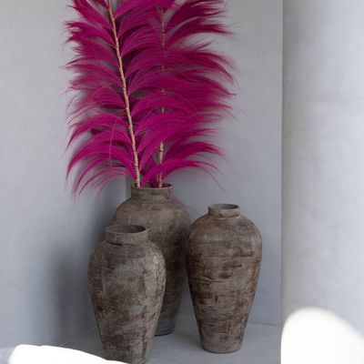 Decorative objects - The Stunning Leaf - Hot-Pink - Set of 6 - BAZAR BIZAR LIVING